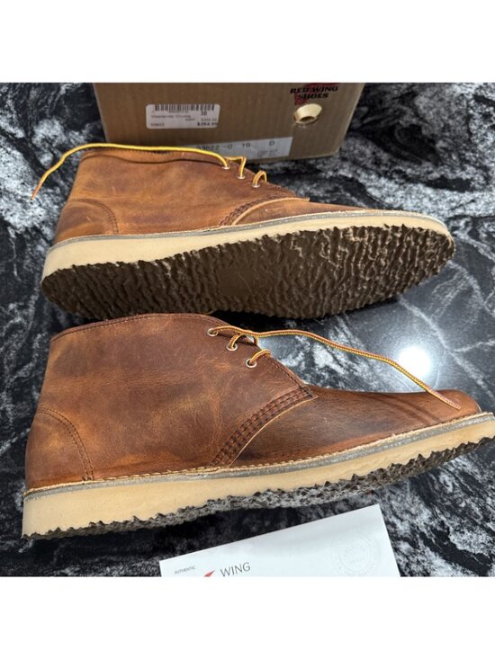 RED WING WEEKENDER CHUKKA IN COPPER ROUGH & TOUGH LEATHER 3622 NIB main image 5